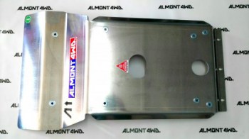 Protección frontal para paragolpe ACAYX en 8mm Toyota Hilux Revo